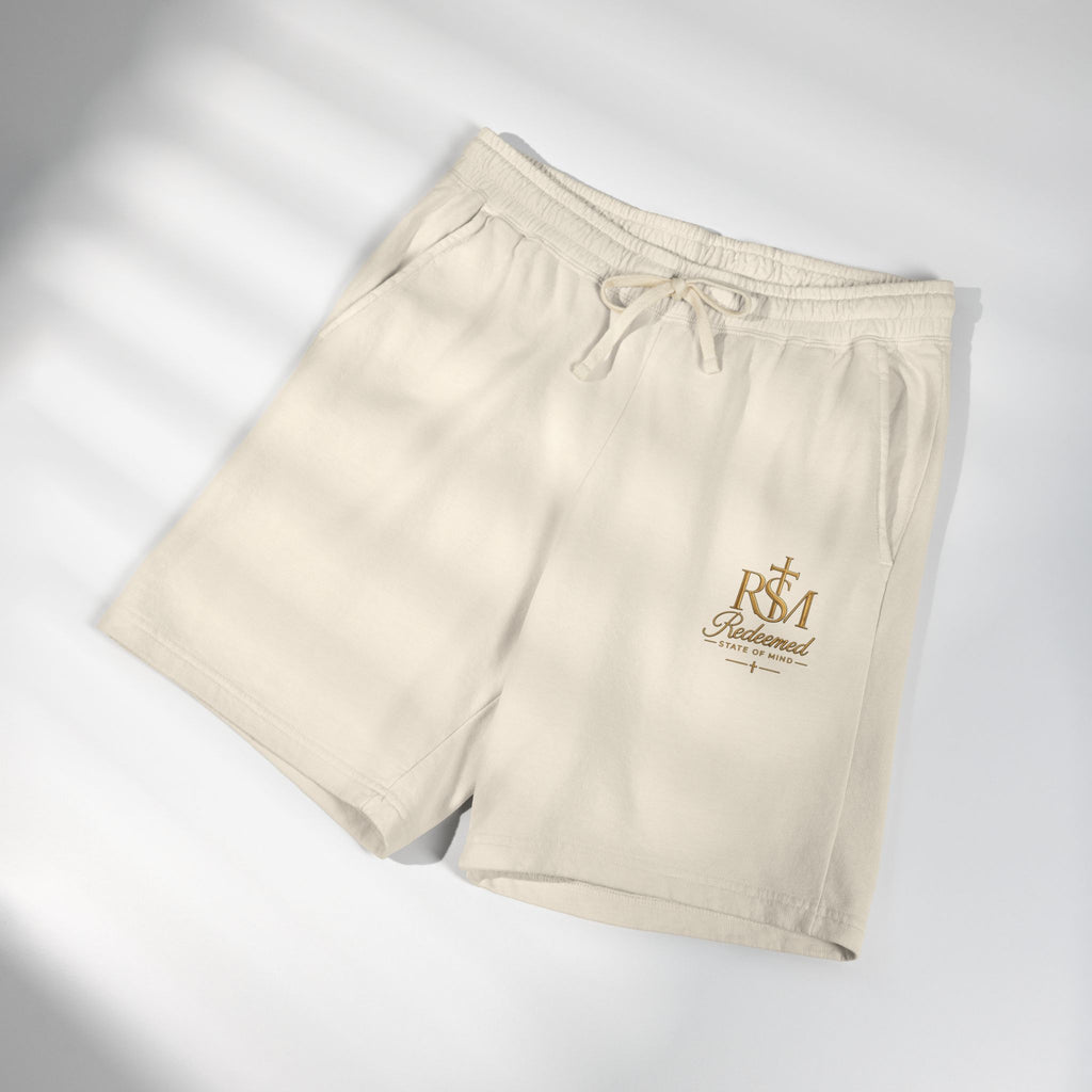 Unisex Garment-Dyed Lightweight Fleece Sweat Shorts