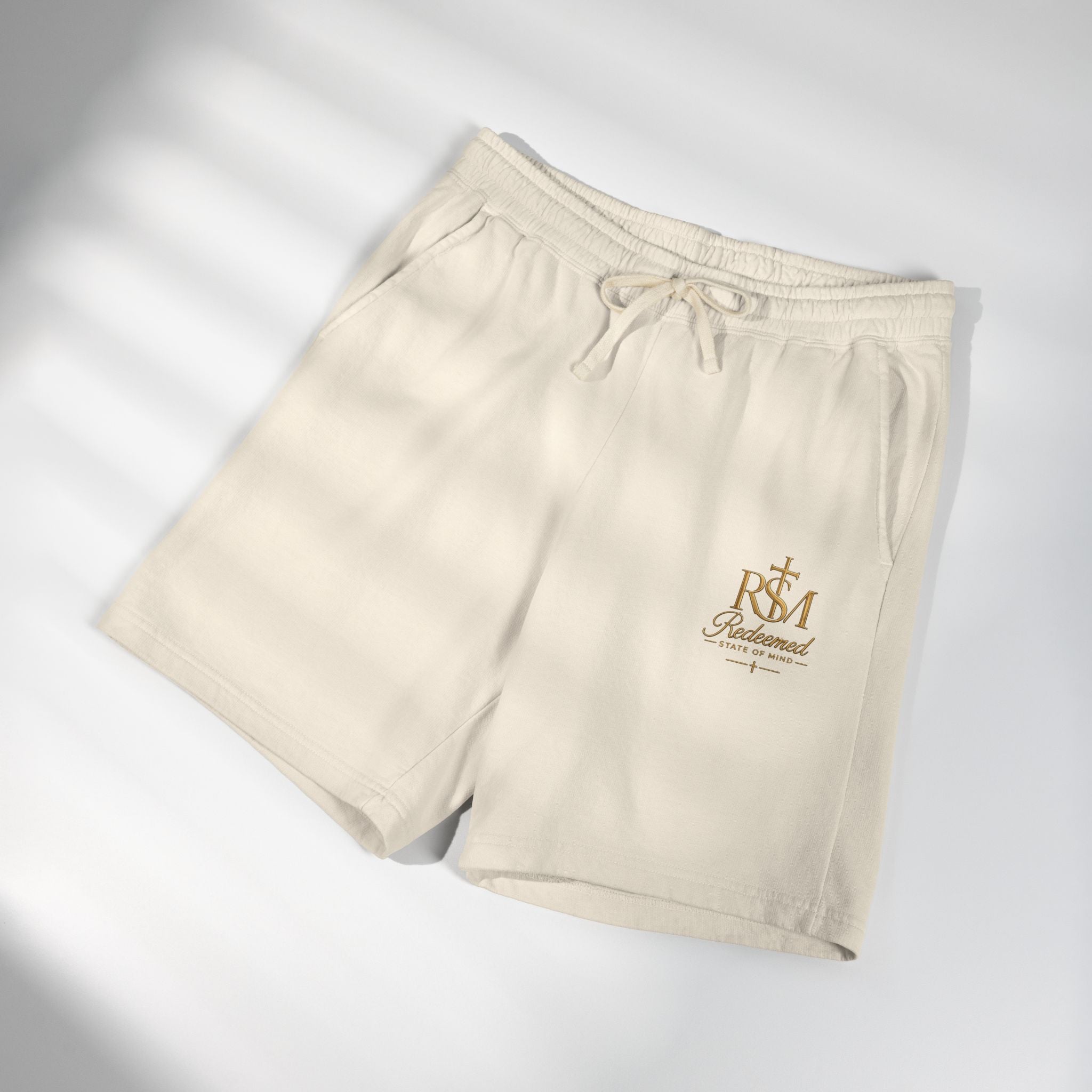 Unisex Garment-Dyed Lightweight Fleece Sweat Shorts