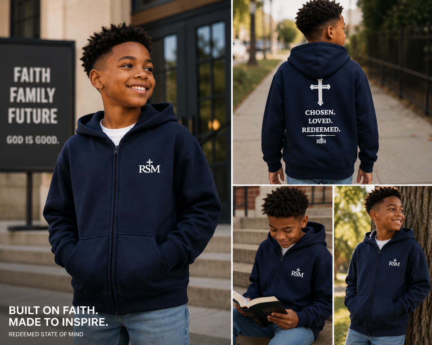 Youth Redeemed Zip Up Hoodie