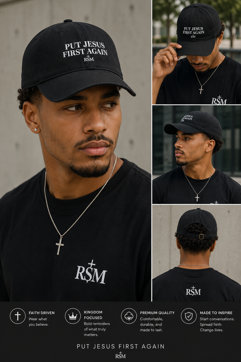 Put Jesus First Again Signature Cap