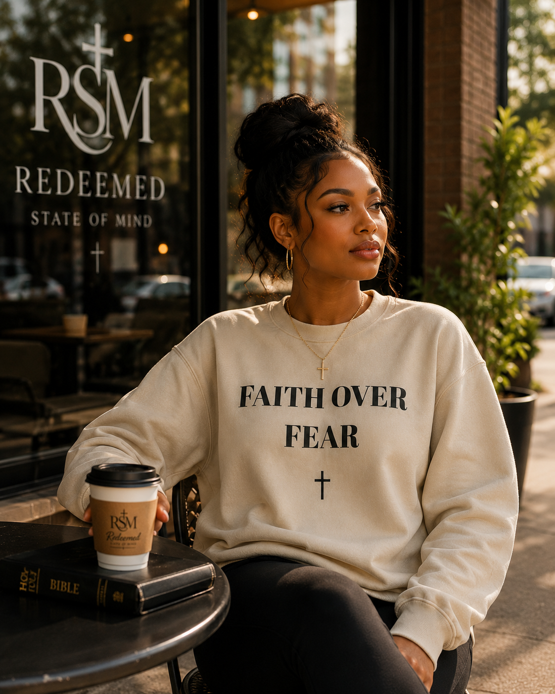 Faith Over Fear™ Essential Crewneck