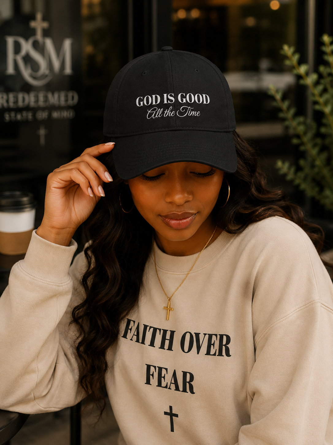 God is Good Dad Hat